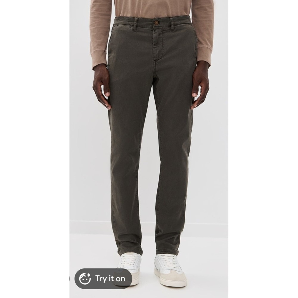 Vince slim fit Griffith chino olive green size 33 slacks mens corpcore casual